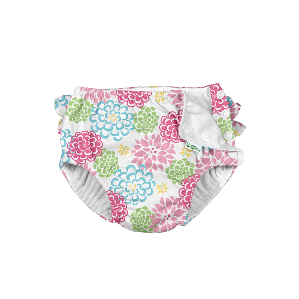Reusable Snap Absorbent Swim Diaper (Ruffle)