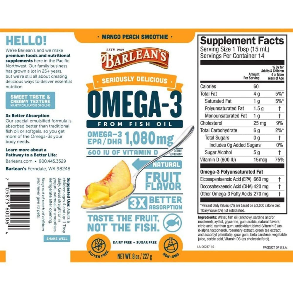 Omega-3 (Mango Peach)