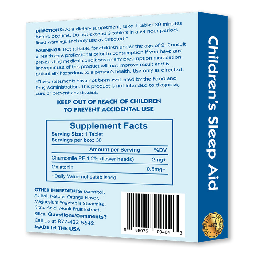 Creekside Naturals Children's Sleep Aid • The Original KidFriendly